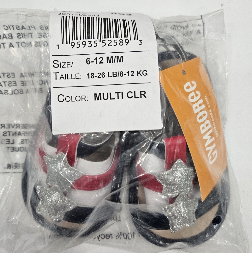 Gymboree Girls Baby Sandals 6-12 Mo